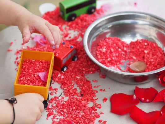 Valentine’s Day Sensory Oats Recipe