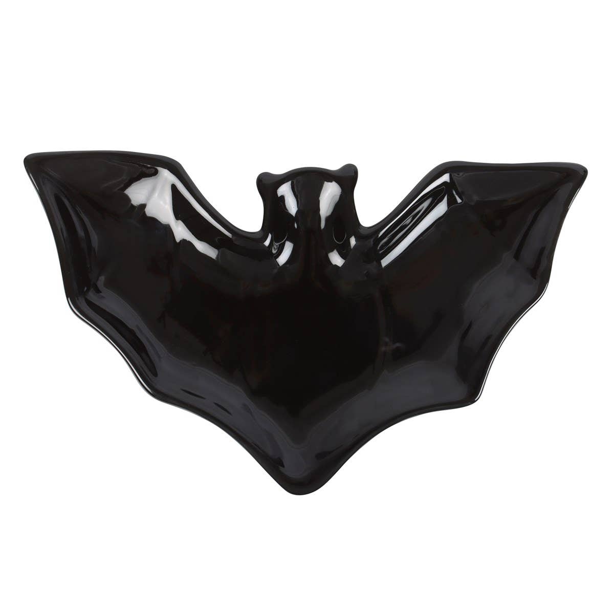 Black Bat Ceramic Trinket Dish