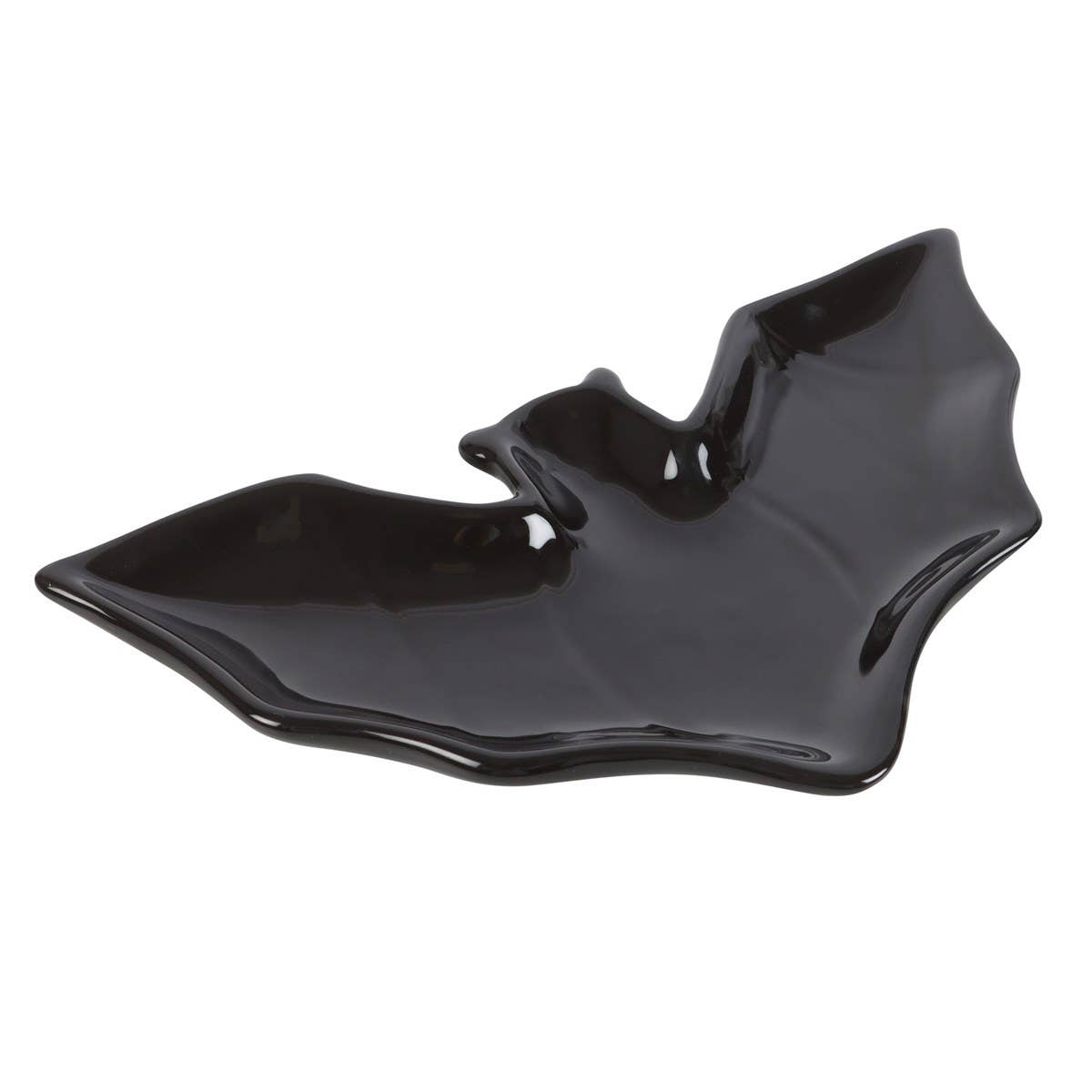 Black Bat Ceramic Trinket Dish