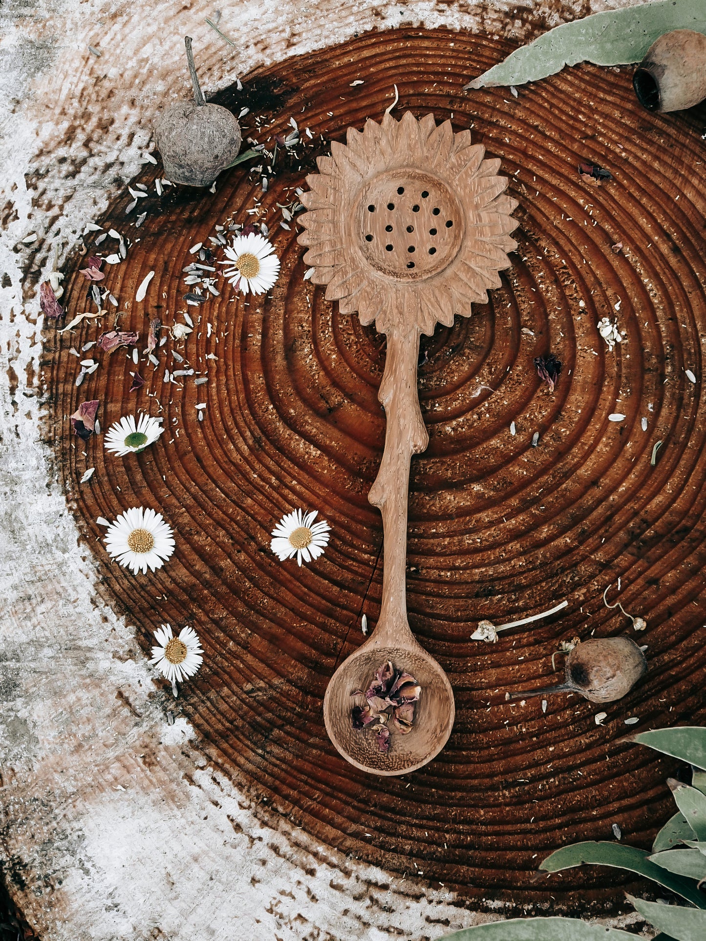 **WHOLESALE ** SUNFLOWER DUO SPOON