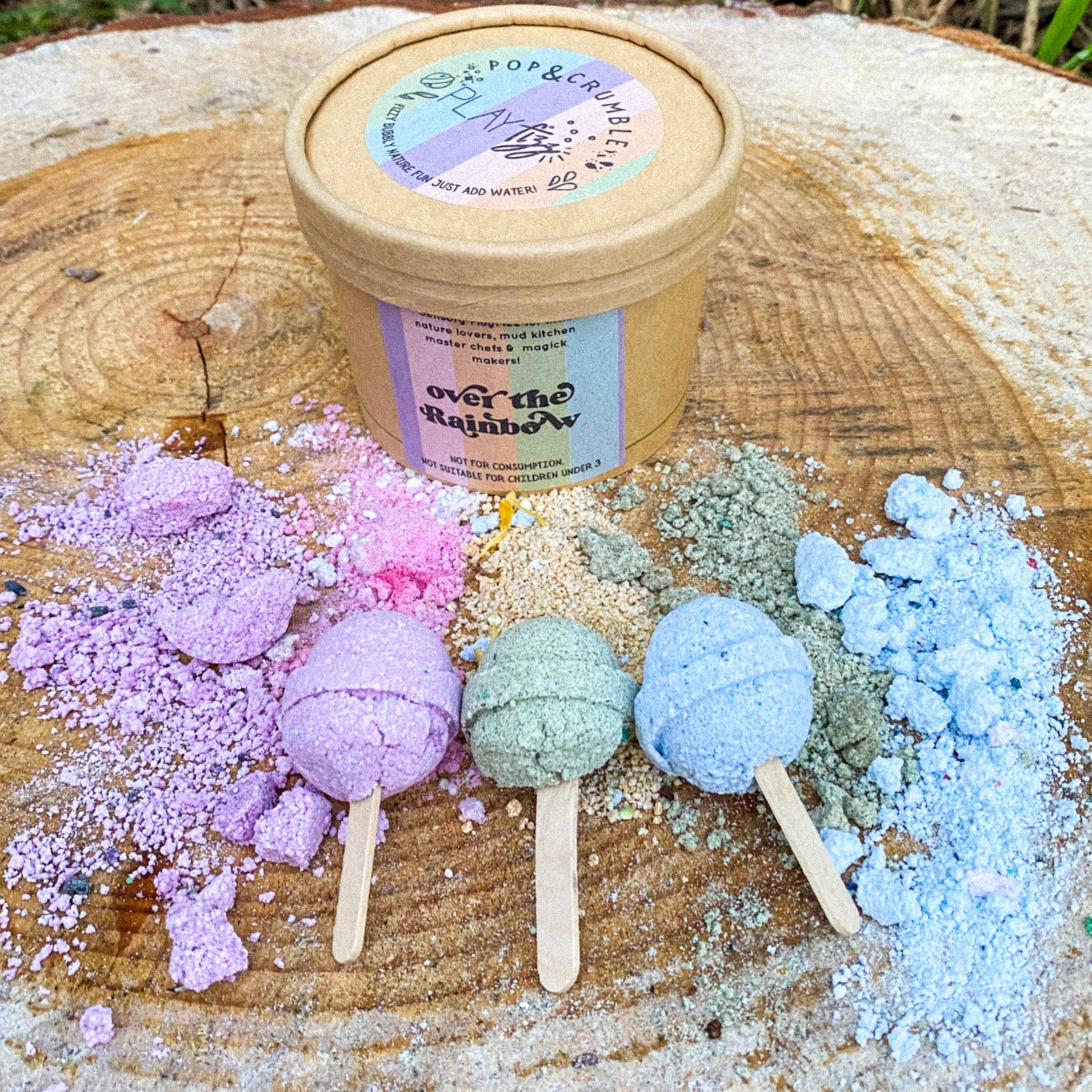 Over the  Rainbow 🌈 Pop & Crumble PLAYFIZZ - CUP