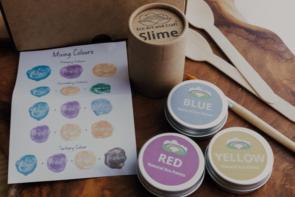 Eco Slime Kit - create your own natural rainbow slime