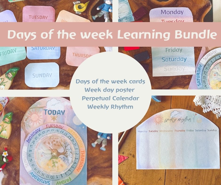 Days of the Week Learning Bundle .✦ ݁˖ Printable Download