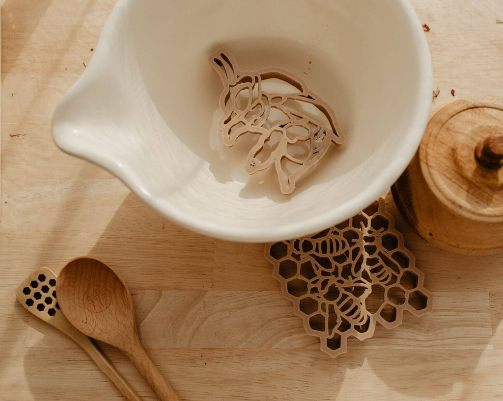Teddy Bear Bee & Honey Comb Eco Cutter™ Set