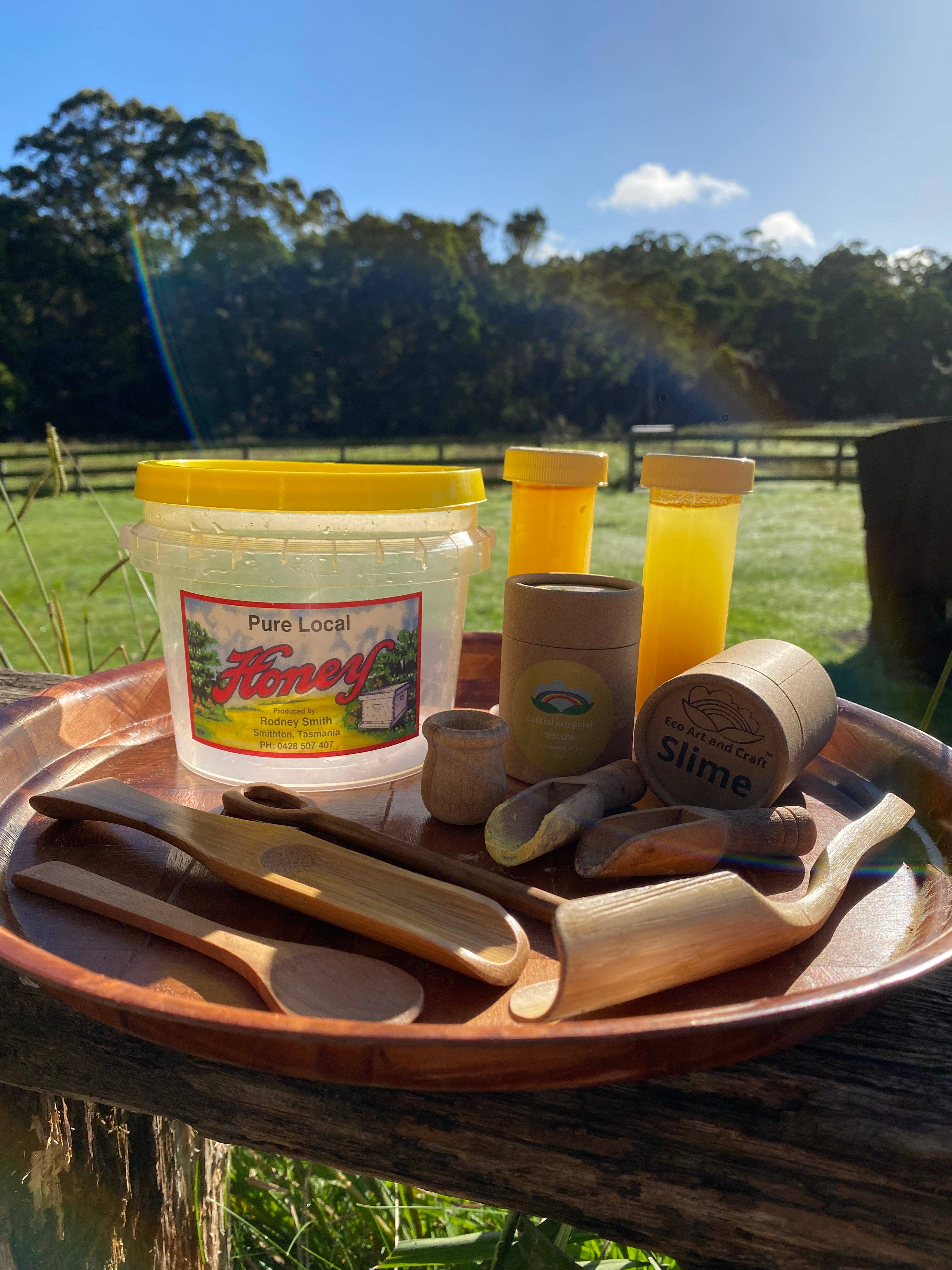 Eco Slime Kit - create your own natural rainbow slime