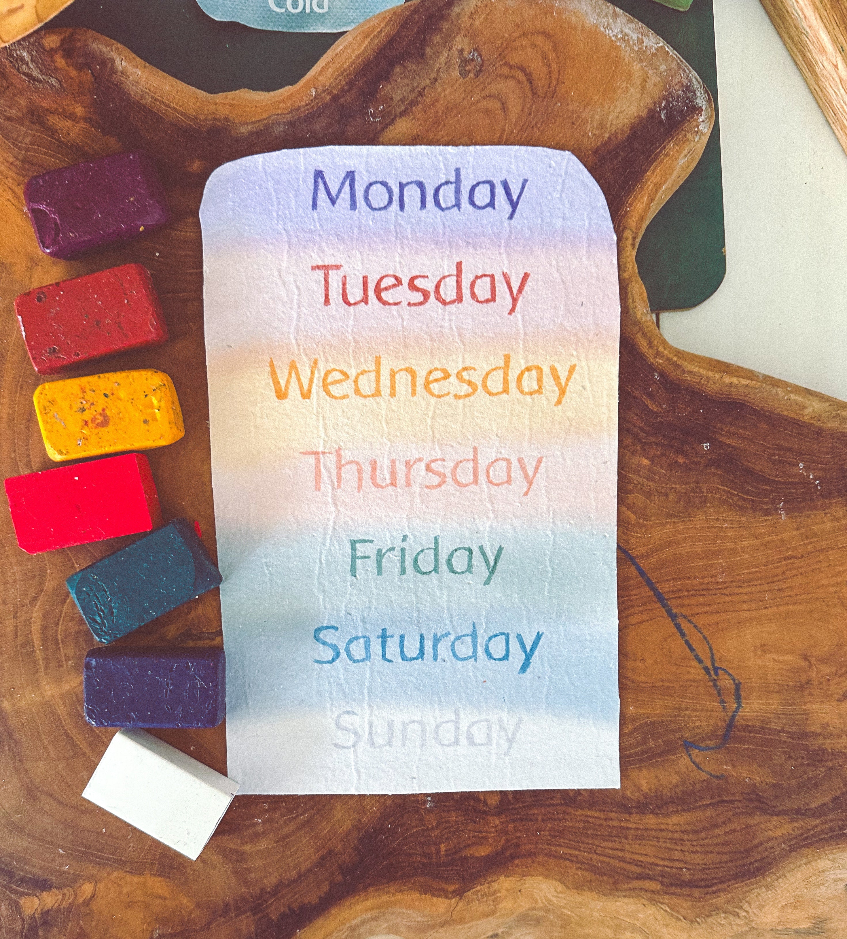 Days of the week .✦ ݁˖ Printable Download