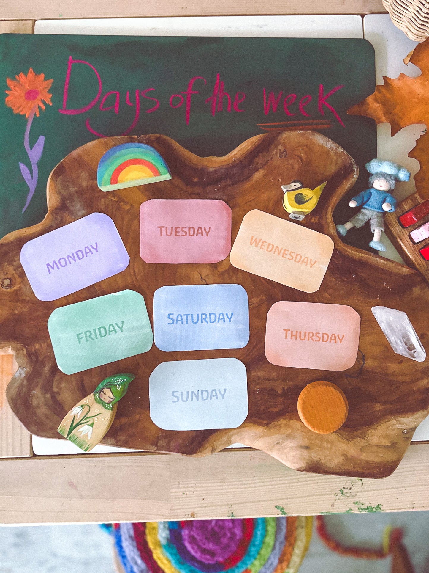 Days of the week Cards