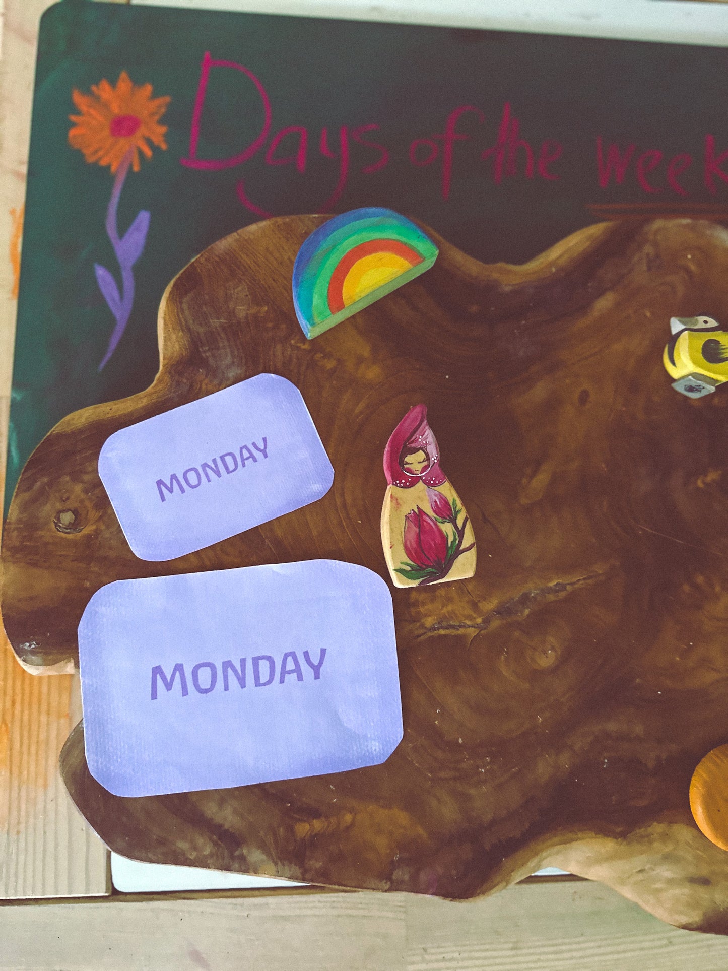 Days of the week Cards