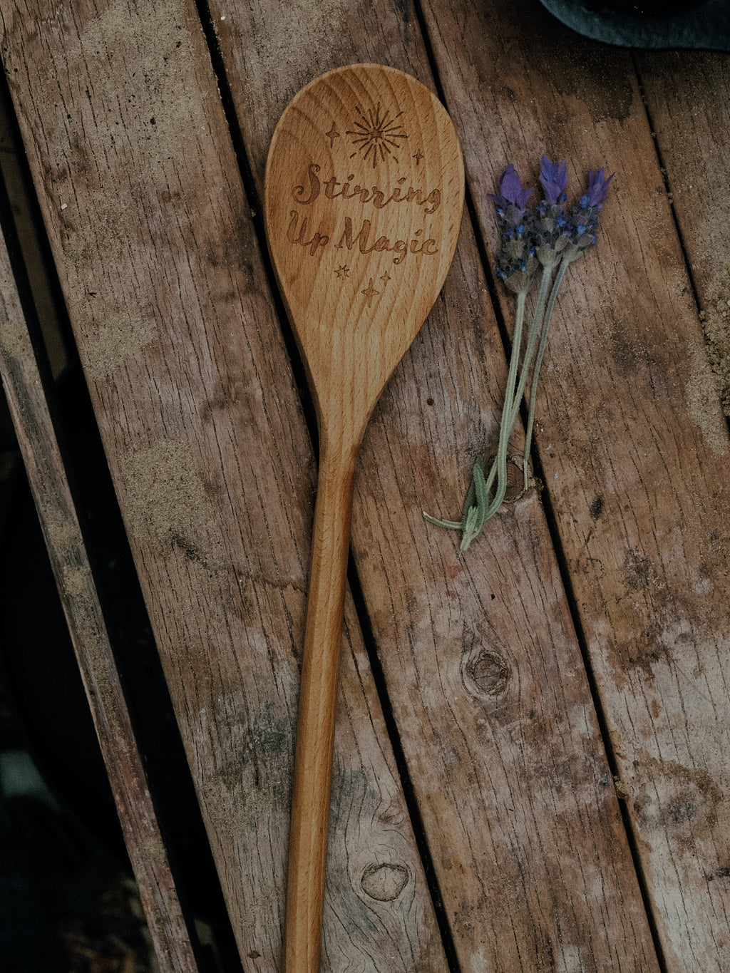 Stirring Up Magic Wooden Spoon