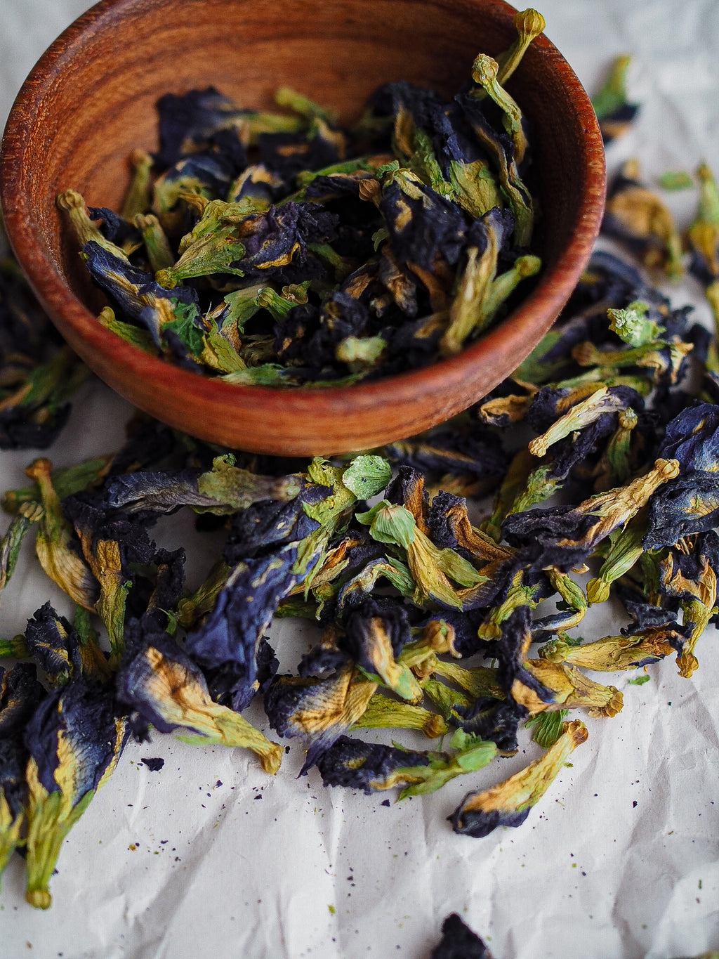 Dried Organic Butterfly Pea Flowers