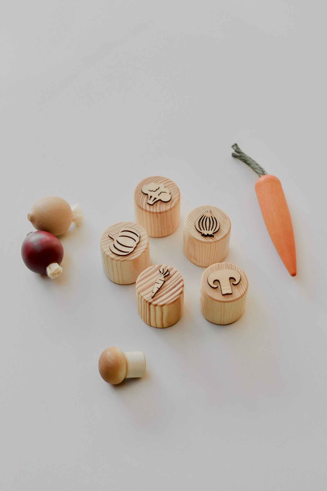 Wooden Vegetable Stamps