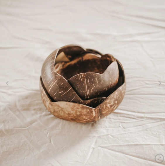 Coco Flower bowls set of 3