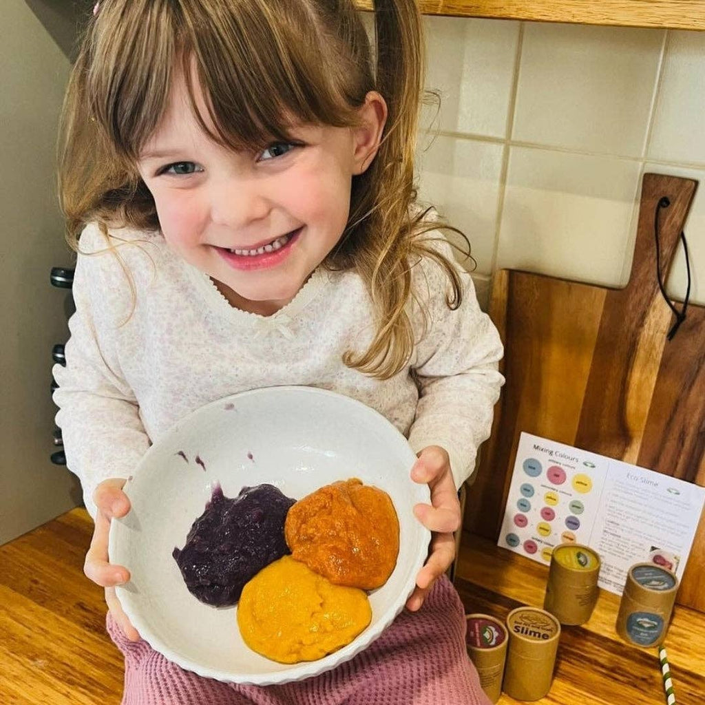 Eco Slime Kit - create your own natural rainbow slime