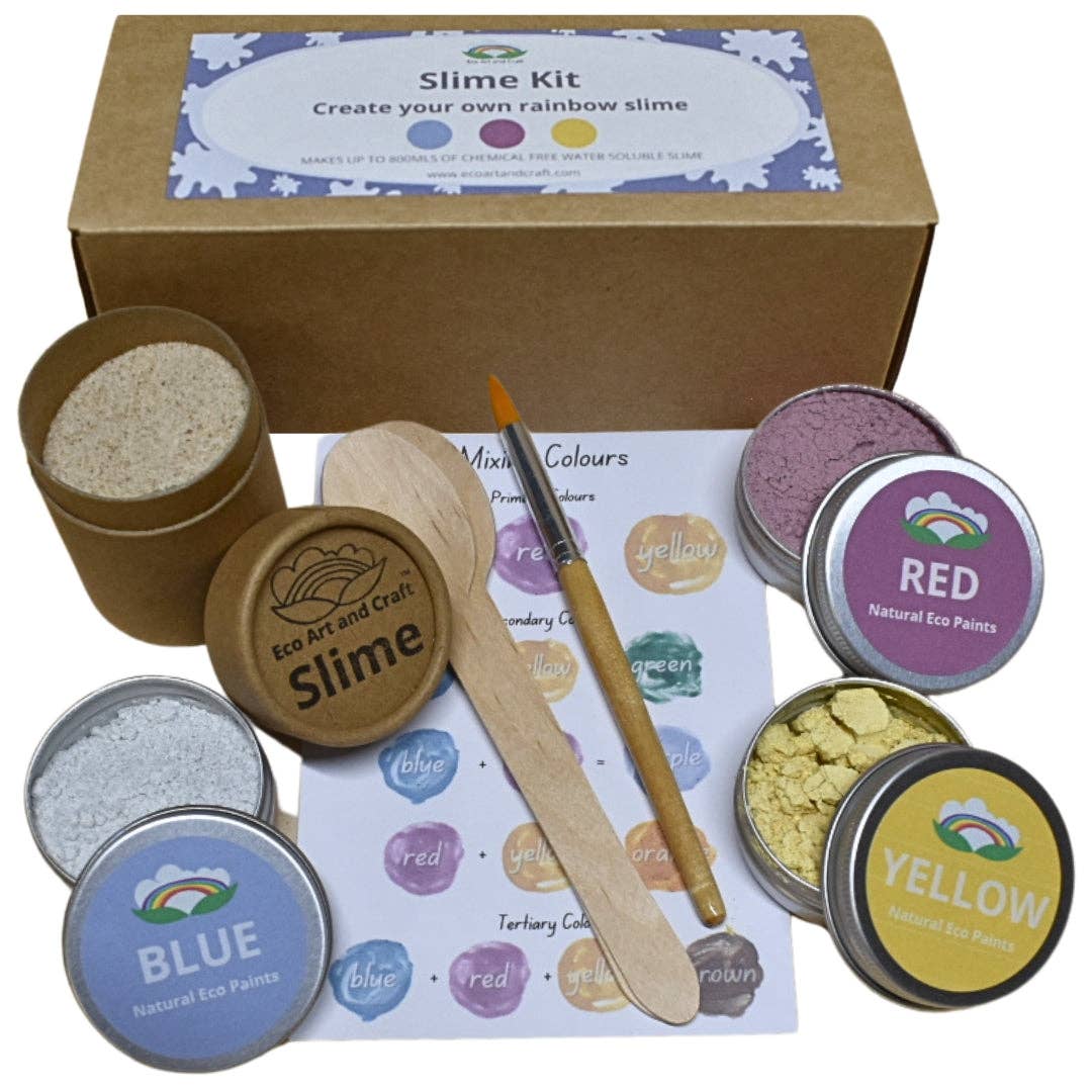 Eco Slime Kit - create your own natural rainbow slime