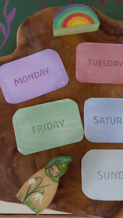 Days of the week Cards