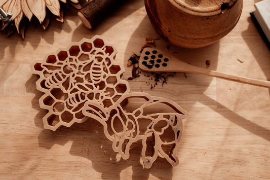 Teddy Bear Bee & Honey Comb Eco Cutter™ Set