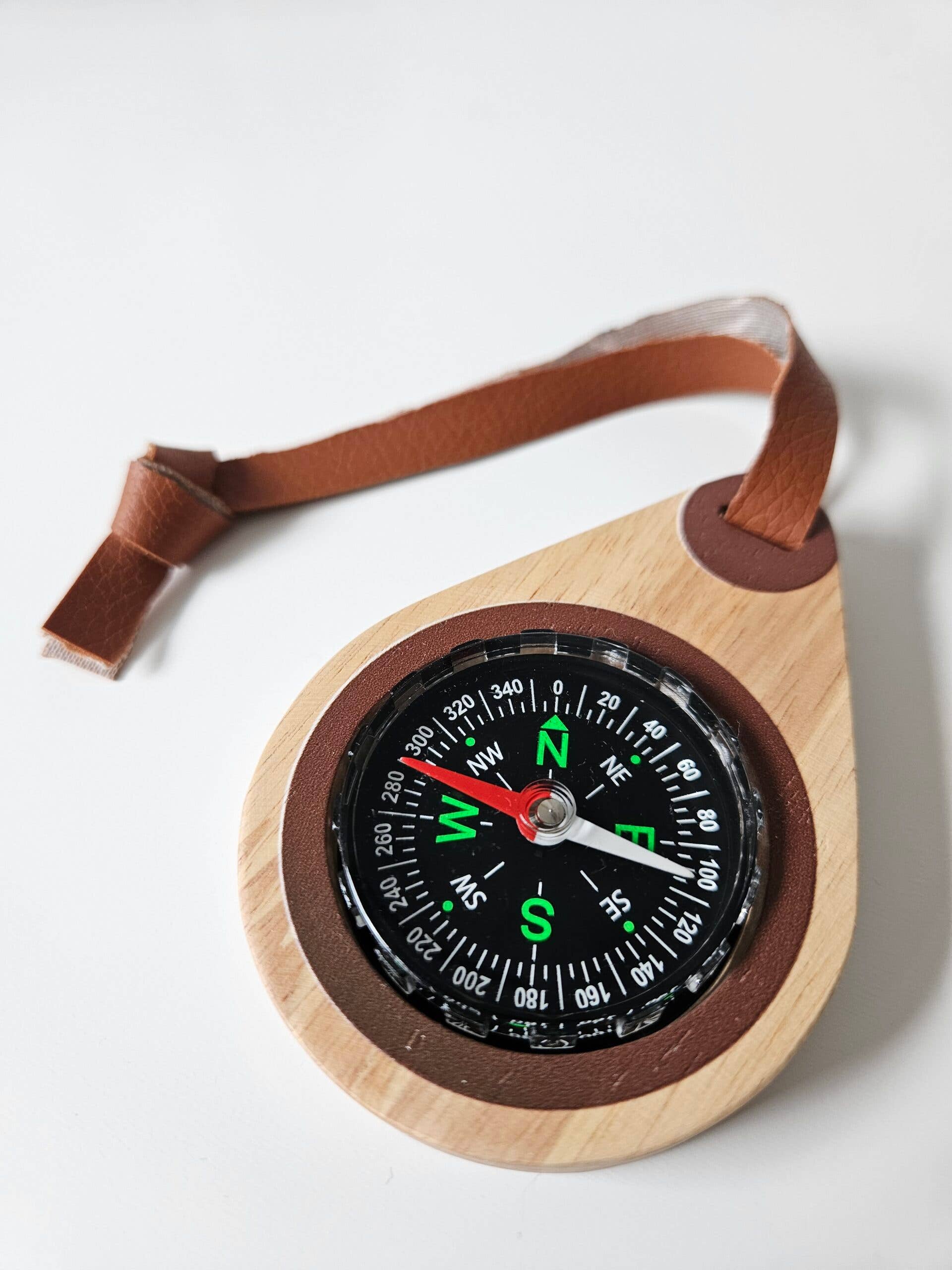 Wooden compass