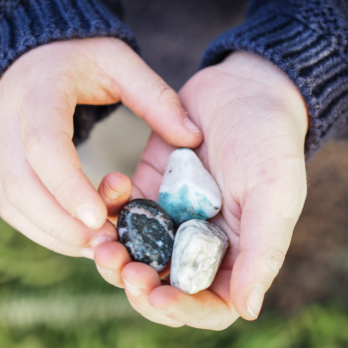 Tree Agate Medium Tumbled Stone