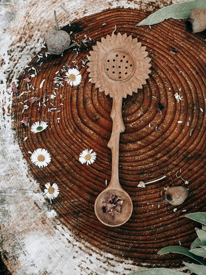 **WHOLESALE  ** SUNFLOWER DUO SPOON