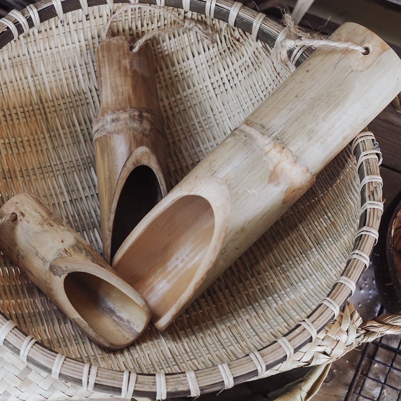Bamboo Scoops Set of 3
