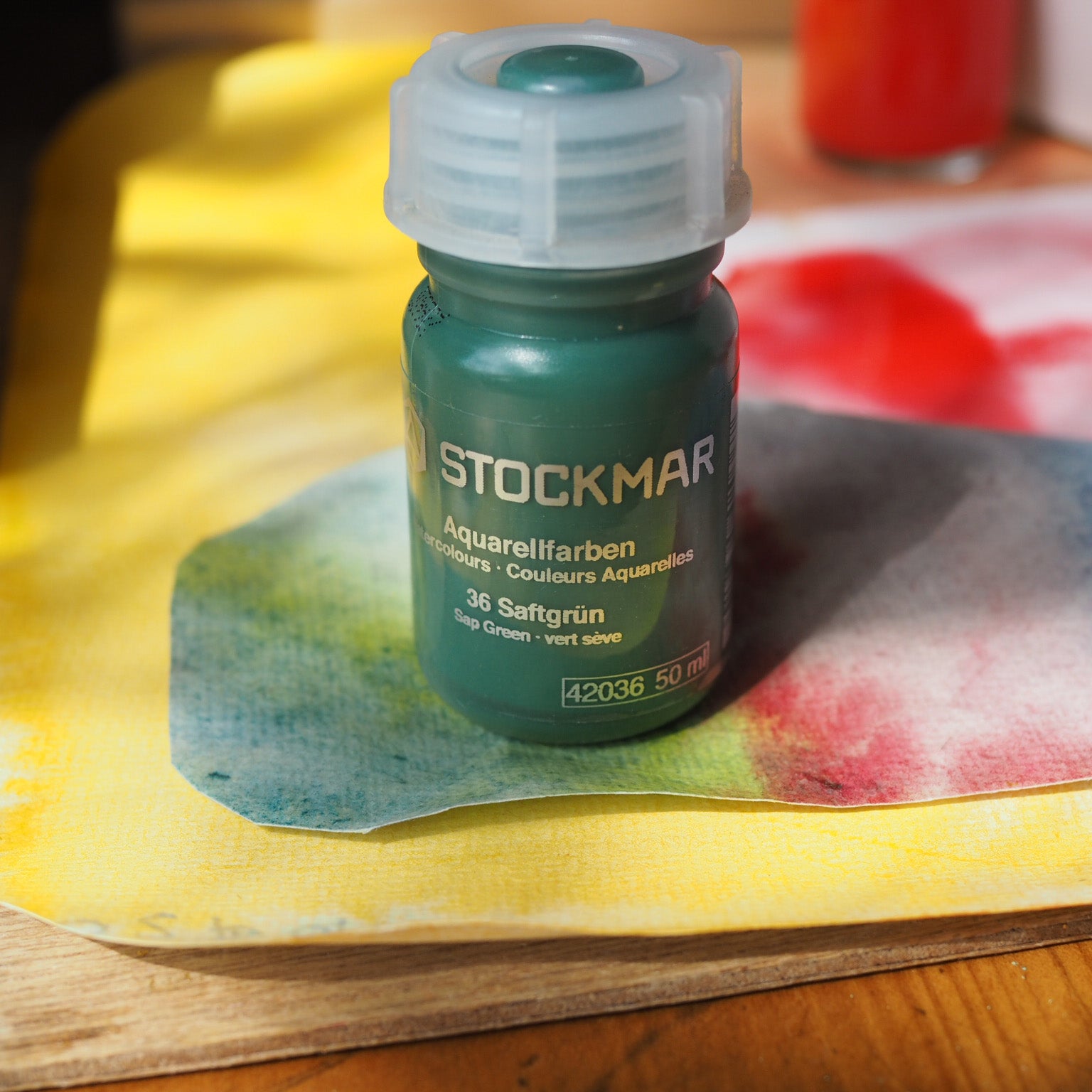 Stockmar Paint Sap Green - 50ml Bottle