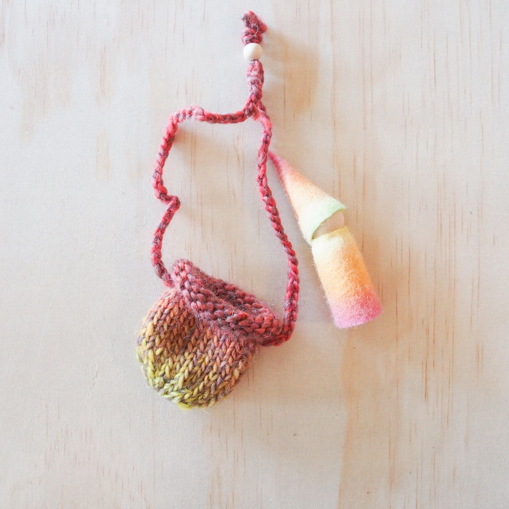 Rainbow Peg Gnome Treasure Pouch-Toys-Wild Mountain Child