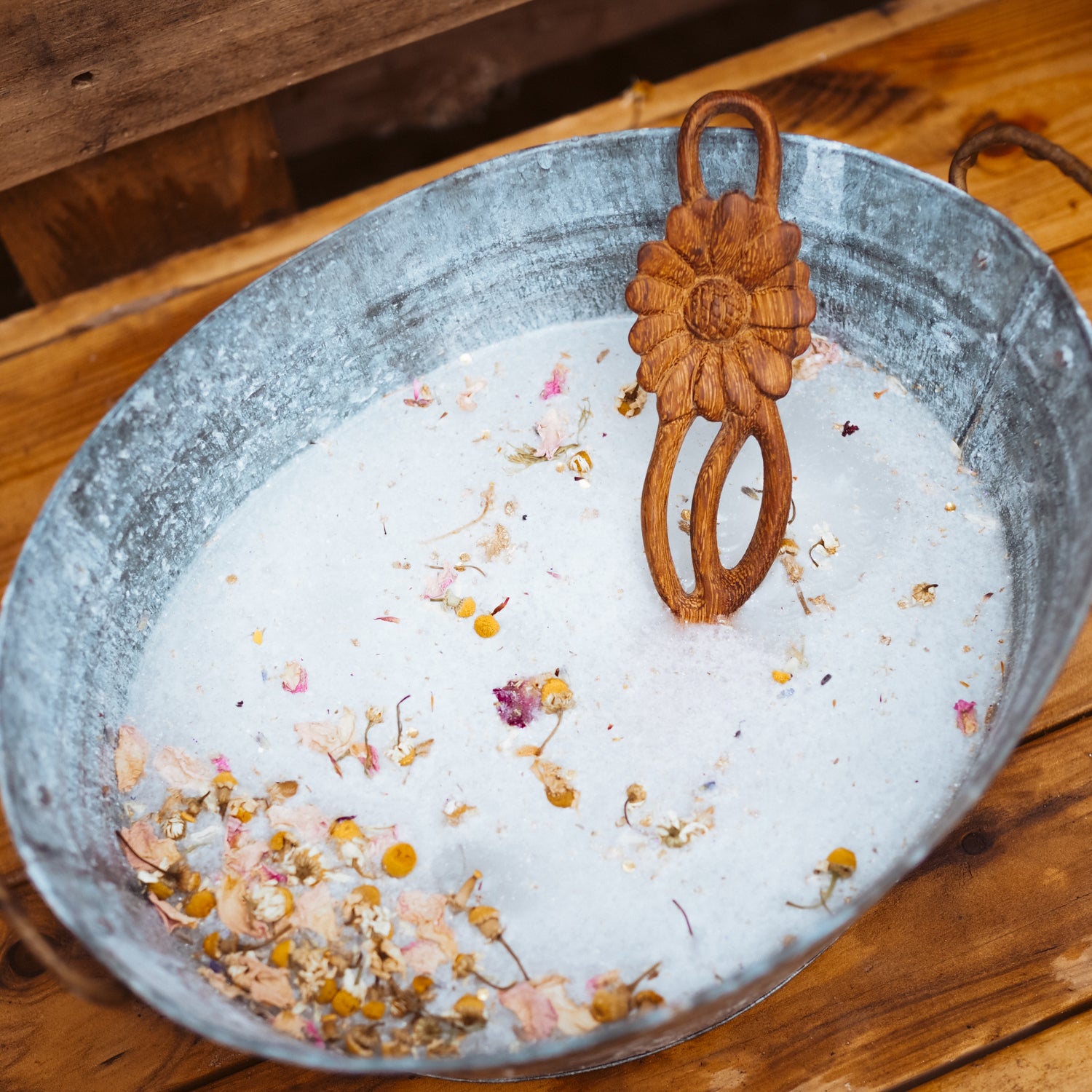 Handcrafted Daisy & Leaf Spoons | Natural Play - Wild Mountain Child