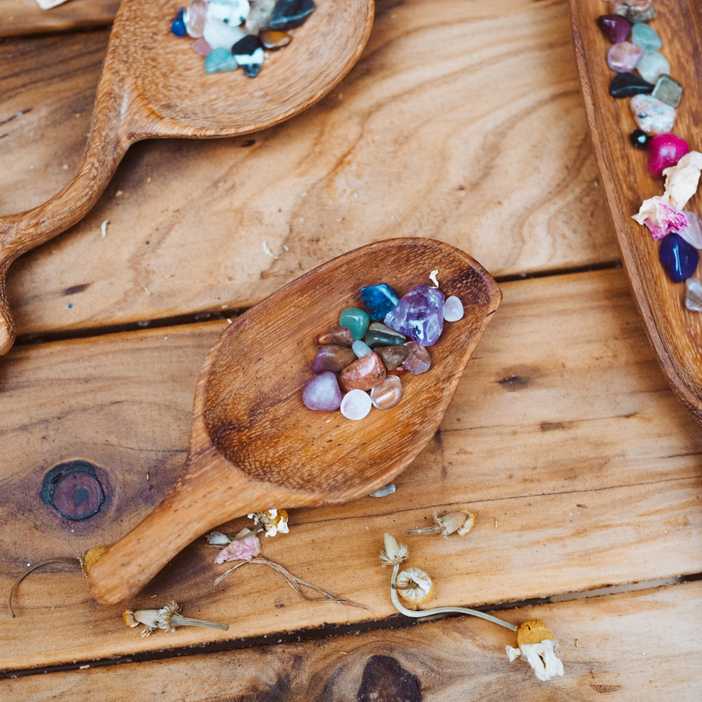 3 Handcrafted Spoons Set | Natural Play Tools - Wild Mountain Child