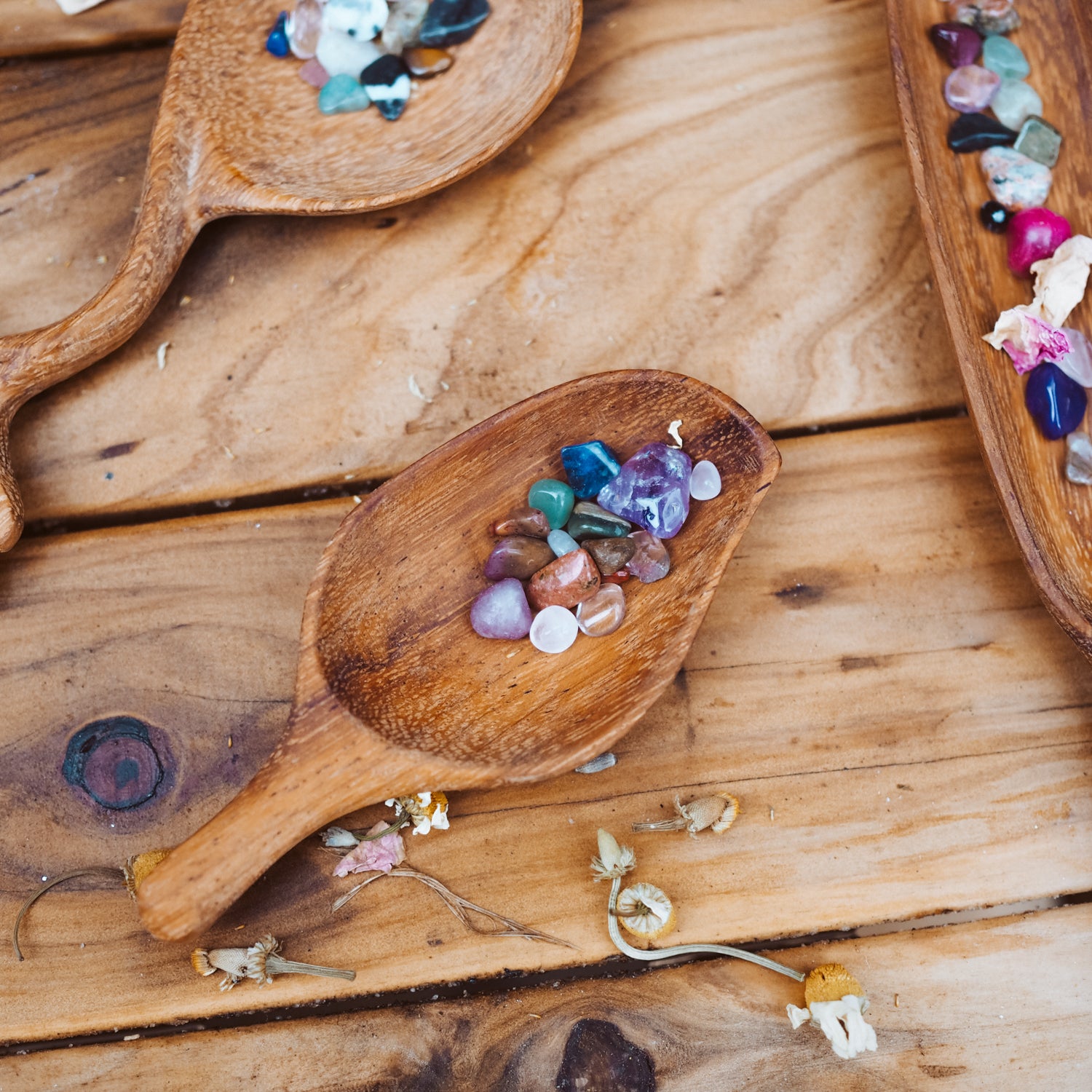 3 Handcrafted Spoons Set | Natural Play Tools - Wild Mountain Child