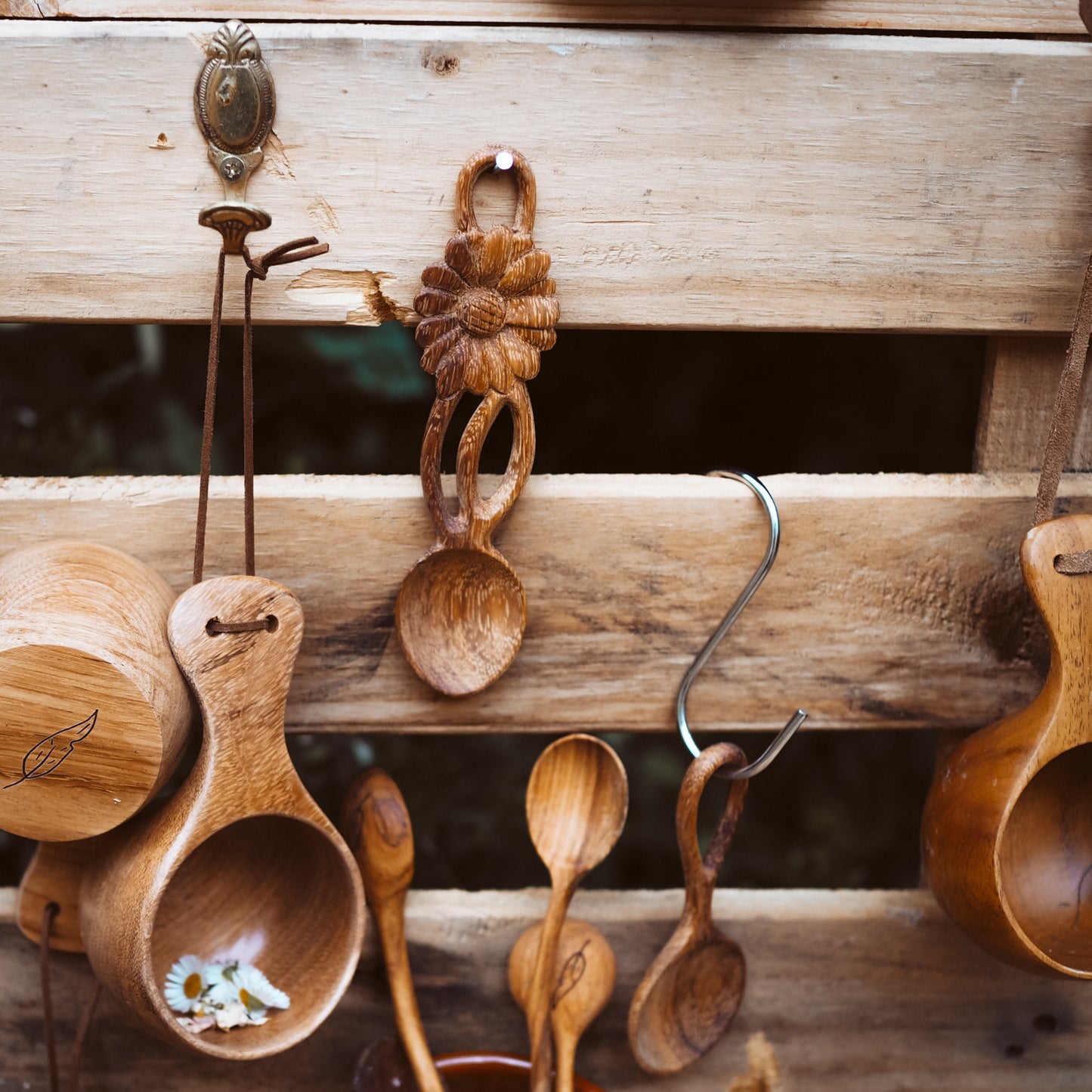 Handcrafted Daisy Spoon