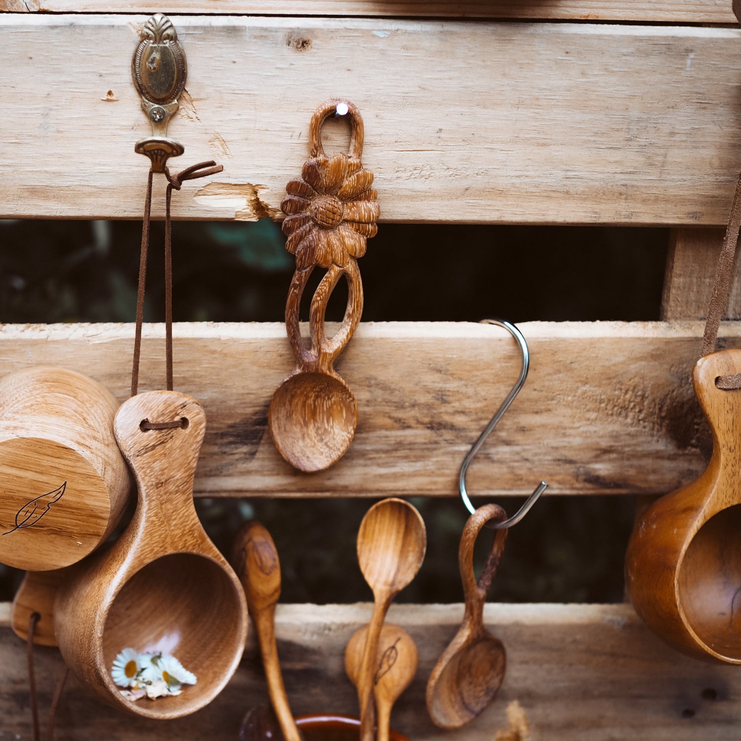 Handcrafted Daisy Spoon