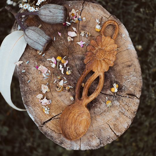 Handcrafted Daisy Spoon